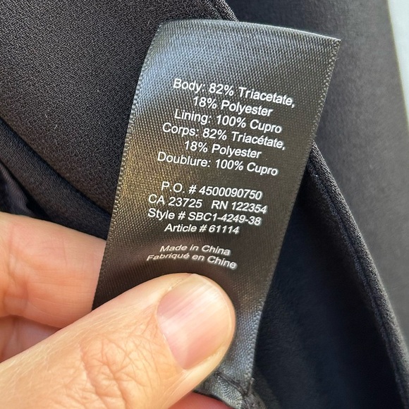 Babaton Black Power Hip Blazer, size 0 - Picture 12 of 12